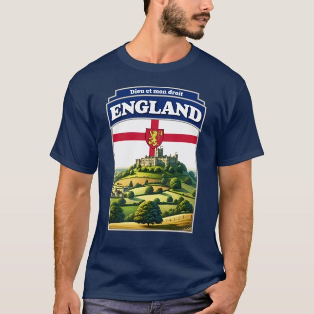 England Flagga Förenade kungariket T Shirt (Framsida)