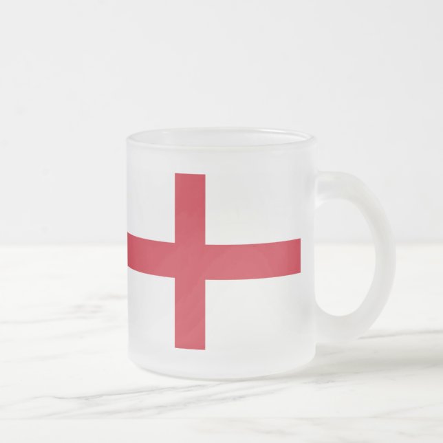 England flagga frostad glasmugg (Höger)