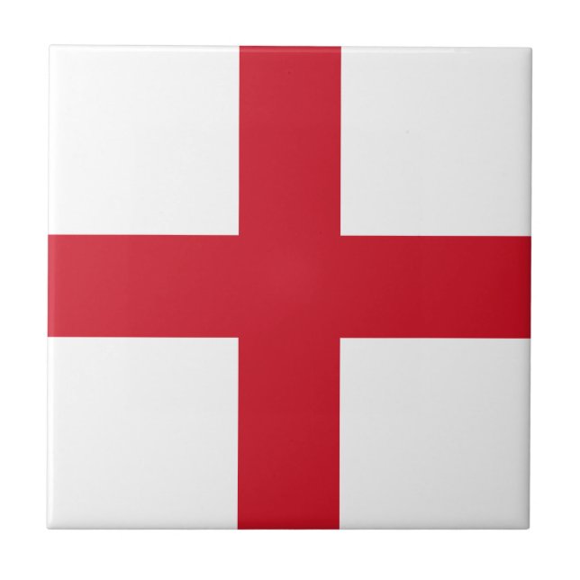 England Flagga Kakelplatta (Framsidan)