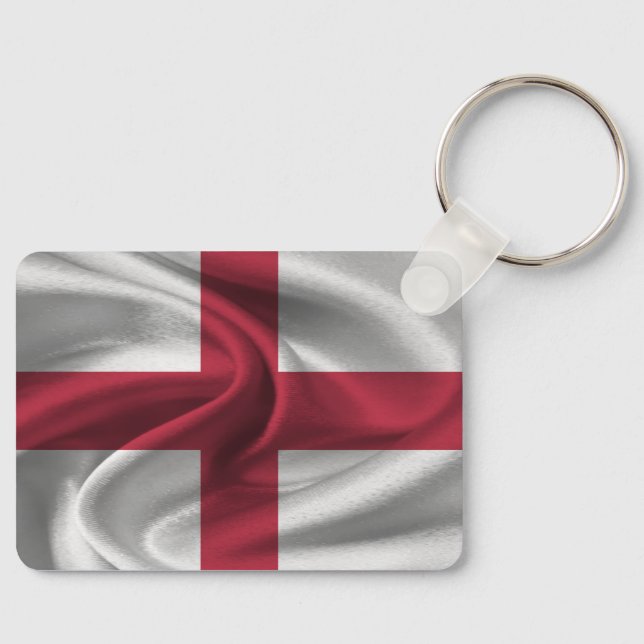 England Flagga Keychain Nyckelring (Framsida)
