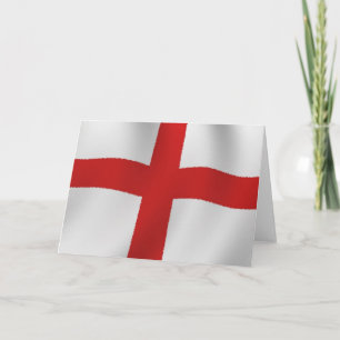 England Flagga Kort