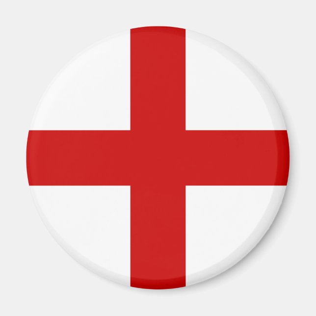 England Flagga Magnet (Framsidan)