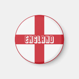 England Flagga & Namn Magnet