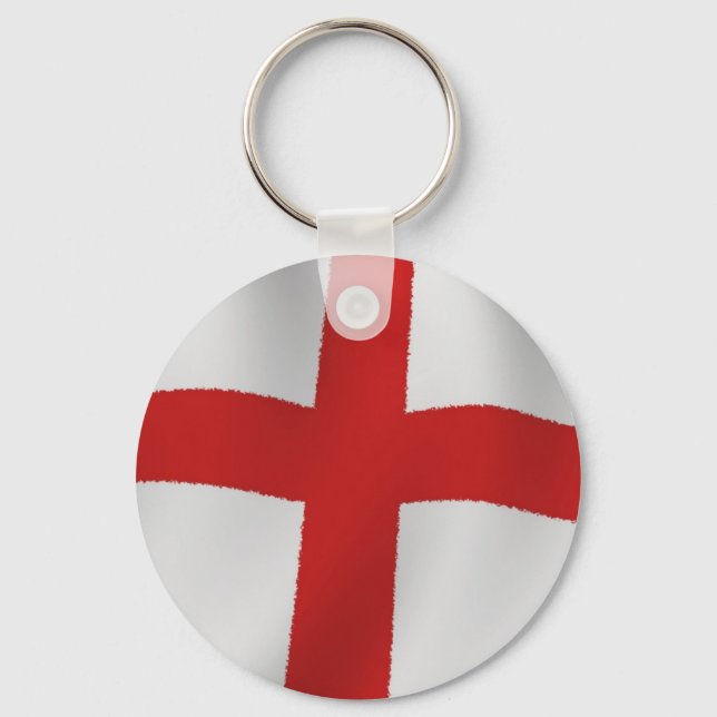England Flagga Nyckelring (Framsida)