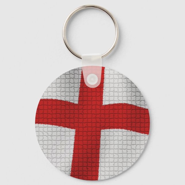 England Flagga Nyckelring (Framsida)