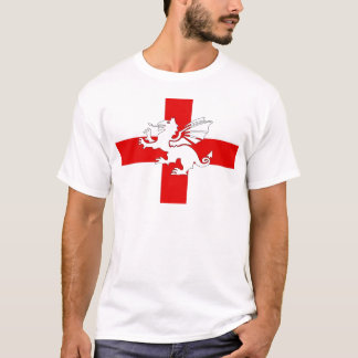 England flagga och drake tee shirt