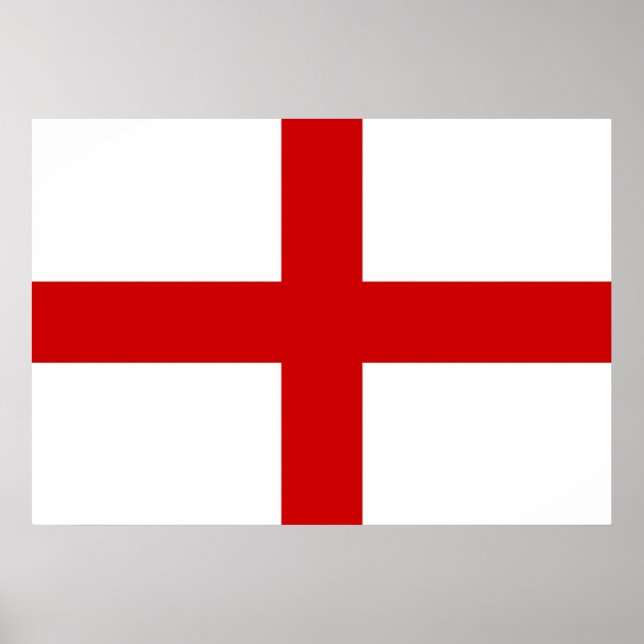 England Flagga Poster (Framsidan)