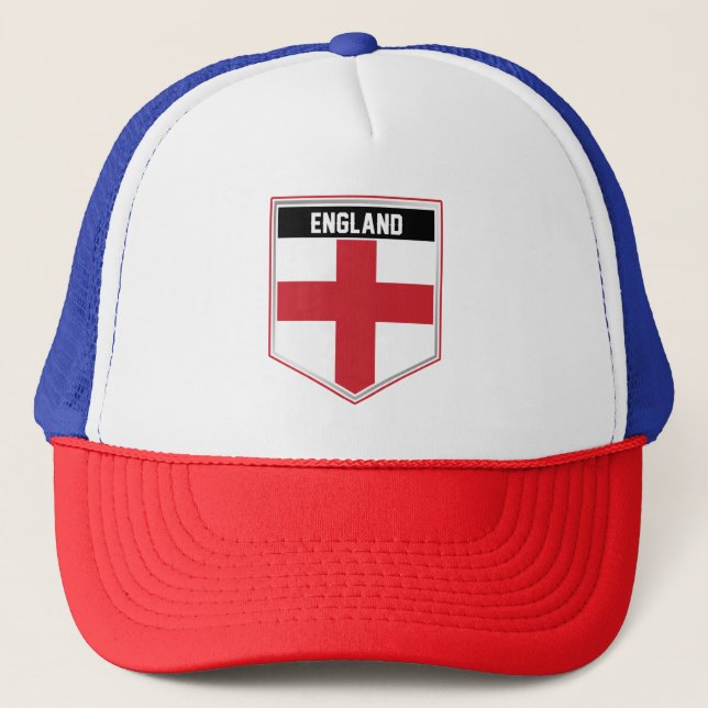 England Flagga Shield Keps (Framsida)
