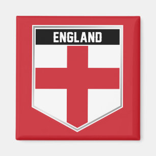 England Flagga Shield Magnet