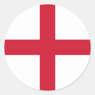England Flagga Sticker Runt Klistermärke