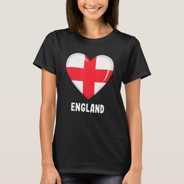 England Flagga T Shirt (Framsida)