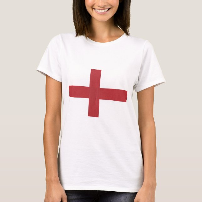 England flagga t shirt (Framsida)