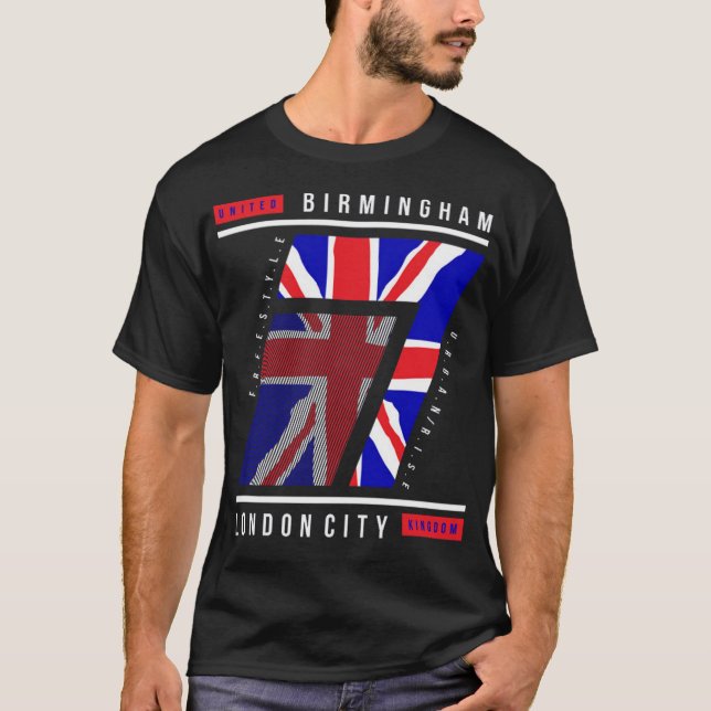 England flagga t shirt (Framsida)
