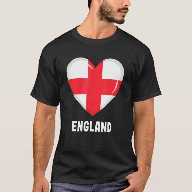 England Flagga T Shirt (Framsida)