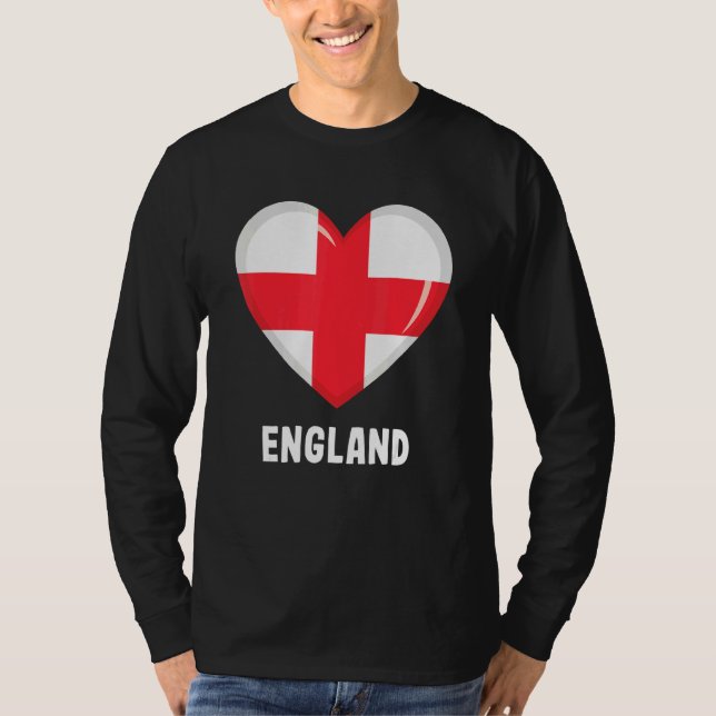 England Flagga T Shirt (Framsida)