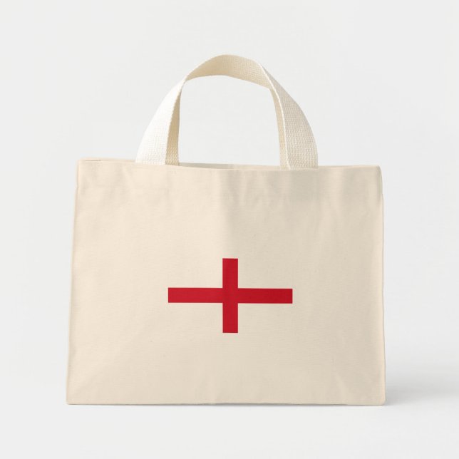 England Flagga ttcn Mini Tygkasse (Framsidan)