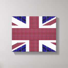 England Flagga, Underbara Storbritannien Flagga Canvastryck