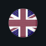 England Flagga, Underbara Storbritannien Flagga Magnet<br><div class="desc">England Flagga,  Underbar Britain Flagga magnet. Flagga är gjord med bilder av Gemstones: Den blå bakgrunden är rektangulärt formad blå safirer. Röda rand är rektangulärt formad Rubies. Stjärnorna är diamanter.</div>