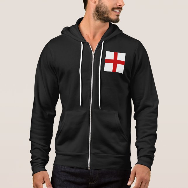 England Flagga Vm 2022 Football Soccer UK T Shirt (Framsida)