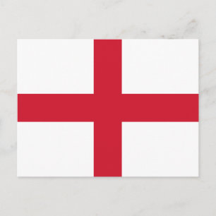 England Flagga Vykort