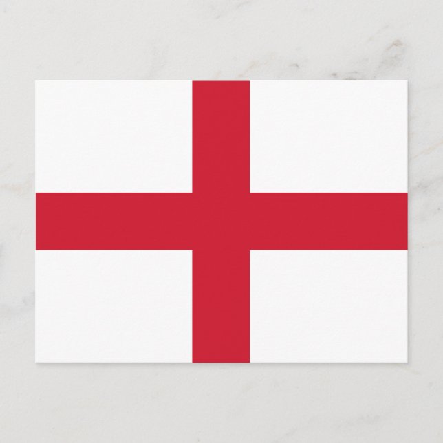 England Flagga Vykort (Framsida)