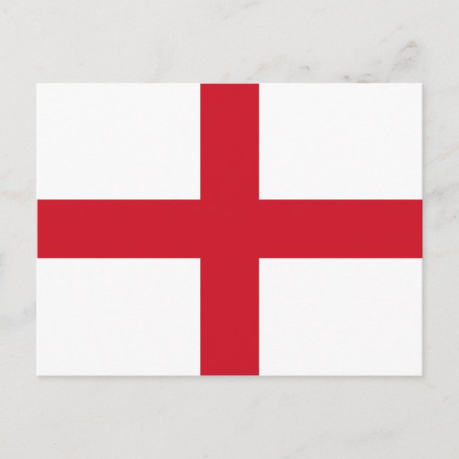 England Flagga Vykort (Framsida)