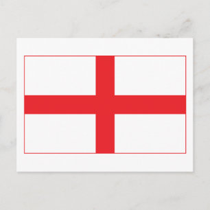 England Flagga vykort