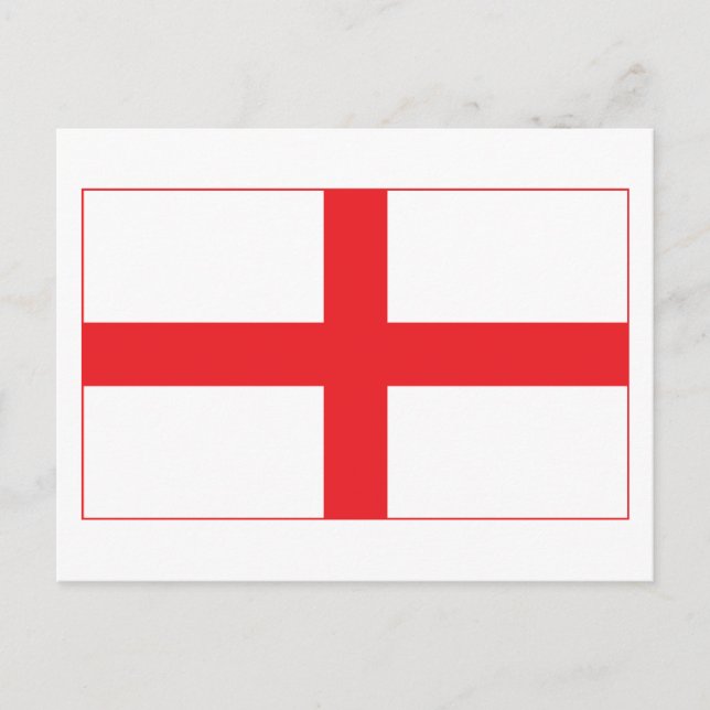 England Flagga vykort (Framsida)