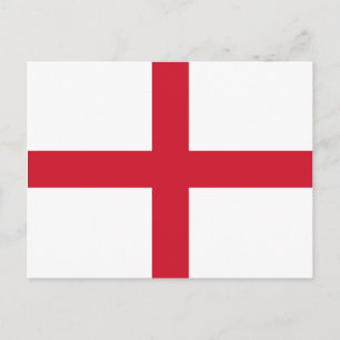 England Flagga vykort