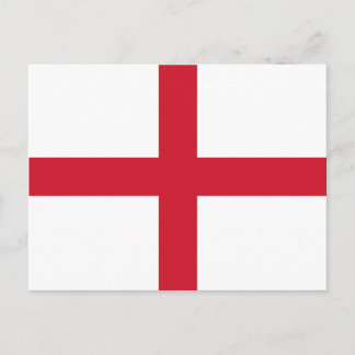England Flagga vykort