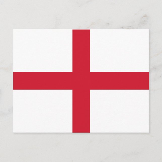 England Flagga vykort (Framsida)