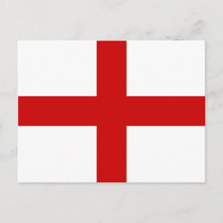 England Flagga Vykort