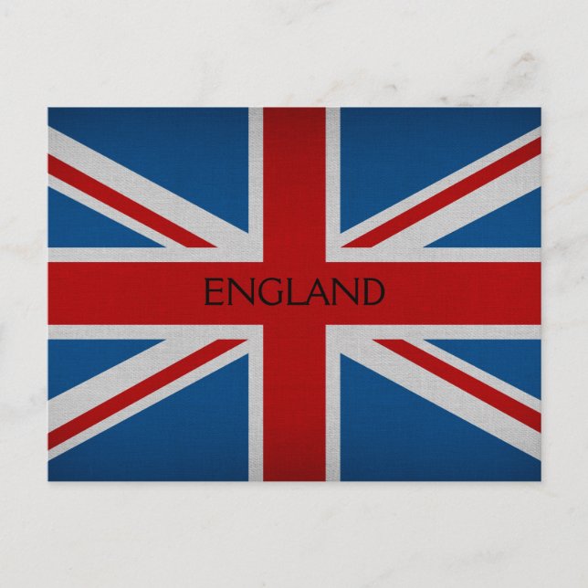 England Flagga Vykort (Framsida)