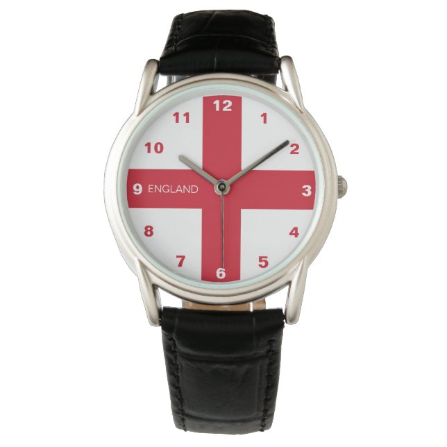 England Flagga Watch Armbandsur (Framsida)
