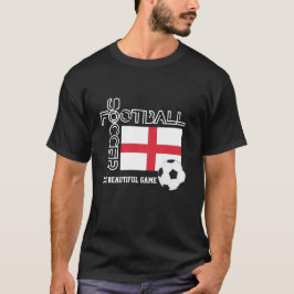 ENGLAND FLAGGA World Football Soccer T Shirt