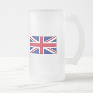 England FLAGGAinternationell Frostat Ölglas