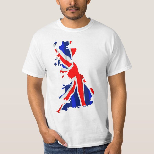 England flaggakarta 2Side Tee (Framsida)