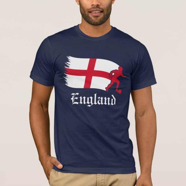England Football Flagga Tröja (Framsida)