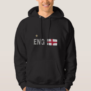 England Football Fläkt Shirt English Flagga Hoodie
