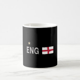 England Football Fläkt Shirt English Flagga Kaffemugg