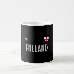 England Football Fläkt Shirt English Flagga Kaffemugg