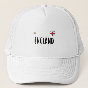 England Football Fläkt Shirt English Flagga Keps