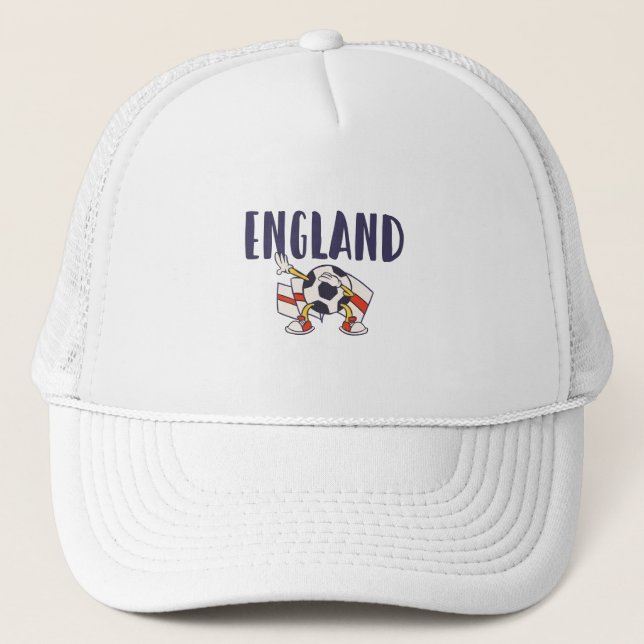 England Football Fläkt Shirt English Flagga Keps (Framsida)