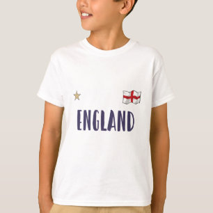 England Football Fläkt Shirt English Flagga T