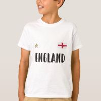 England Football Fläkt Shirt English Flagga