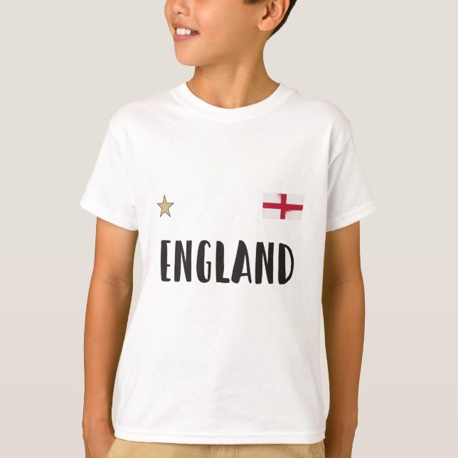 England Football Fläkt Shirt English Flagga T (Framsida)