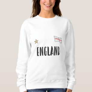 England Football Fläkt Shirt English Flagga T