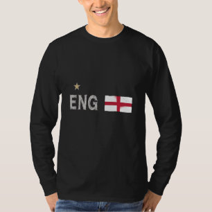 England Football Fläkt Shirt English Flagga T