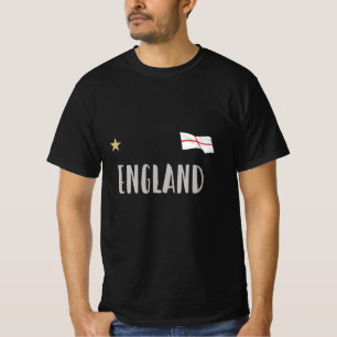 England Football Fläkt Shirt English Flagga T