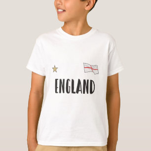 England Football Fläkt Shirt English Flagga T